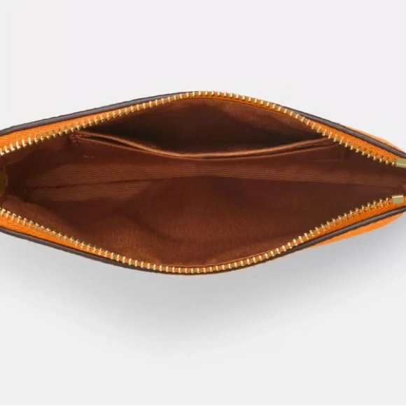 Coach Orange Wristlet Clutch - Picture 2 of 3